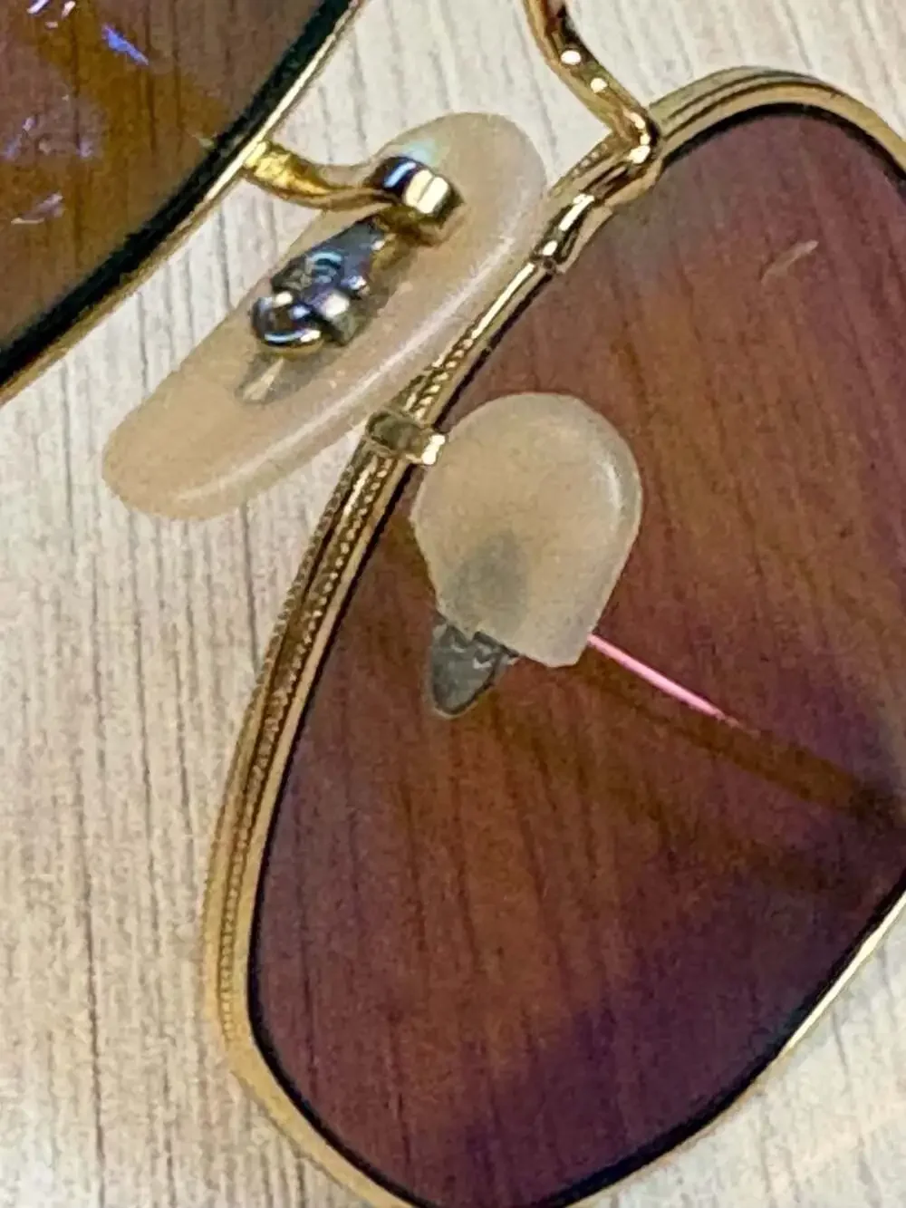 HEXAGONAL FLAT LENSES Sunglasses in Arista Gold and Brown (51-21) - RB3548N